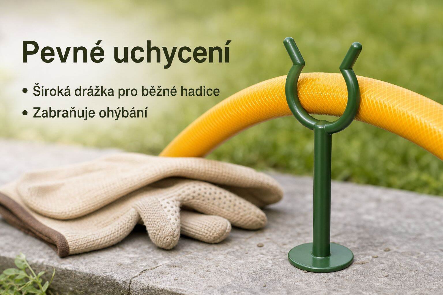 Držák na zavlažovací hadici Zahradní vodicí podpěra hadice