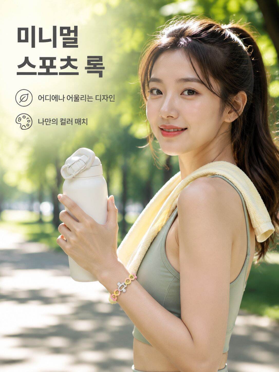 모듈형 실리콘 스트랩 자유 조합 교체 가능