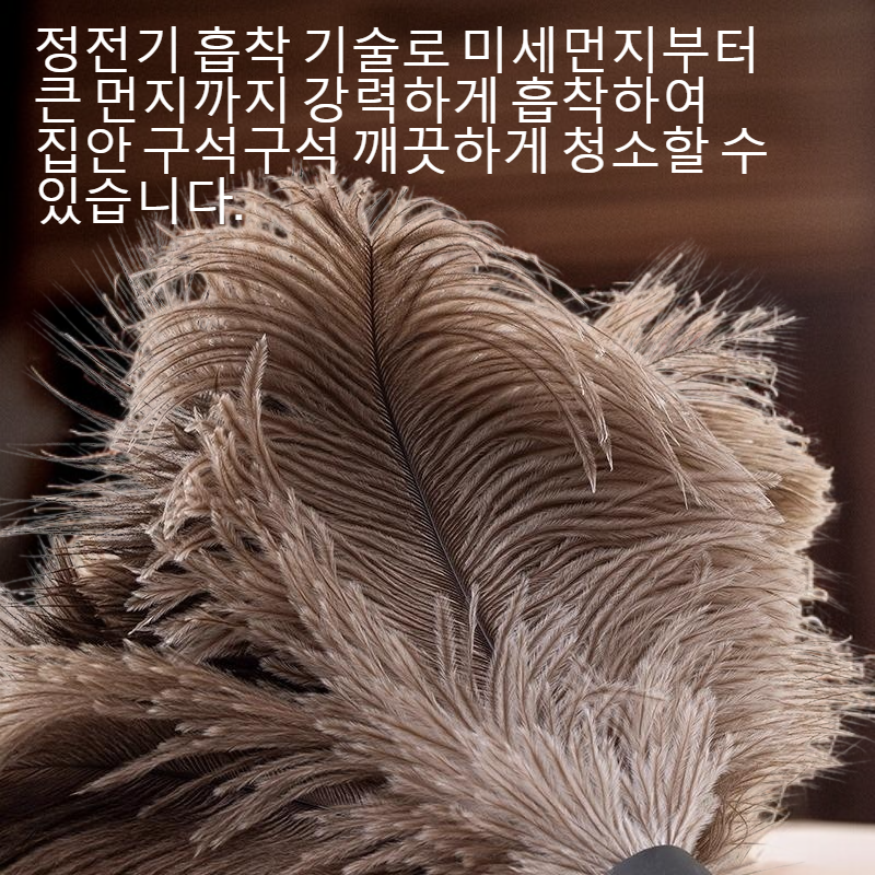 정전기 흡착식 먼지떨이