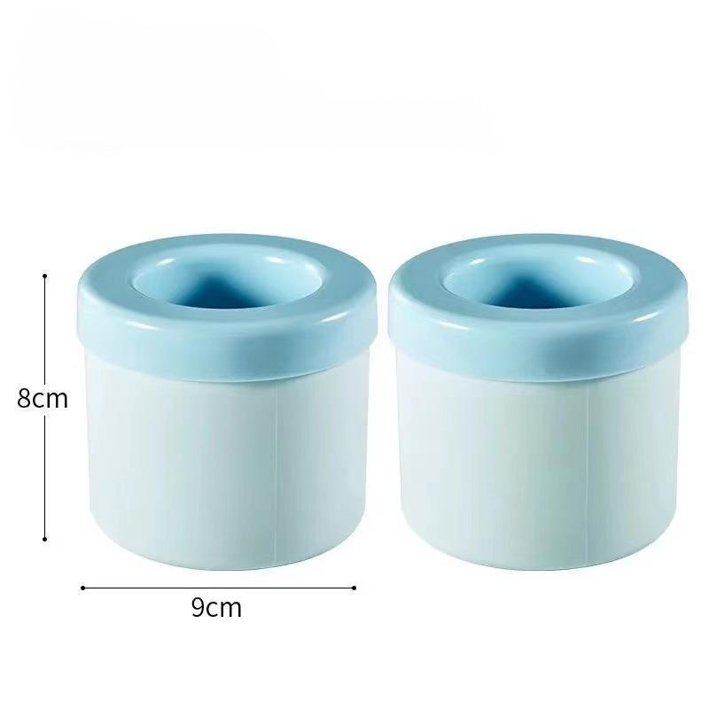 円筒形シリコン製製氷皿