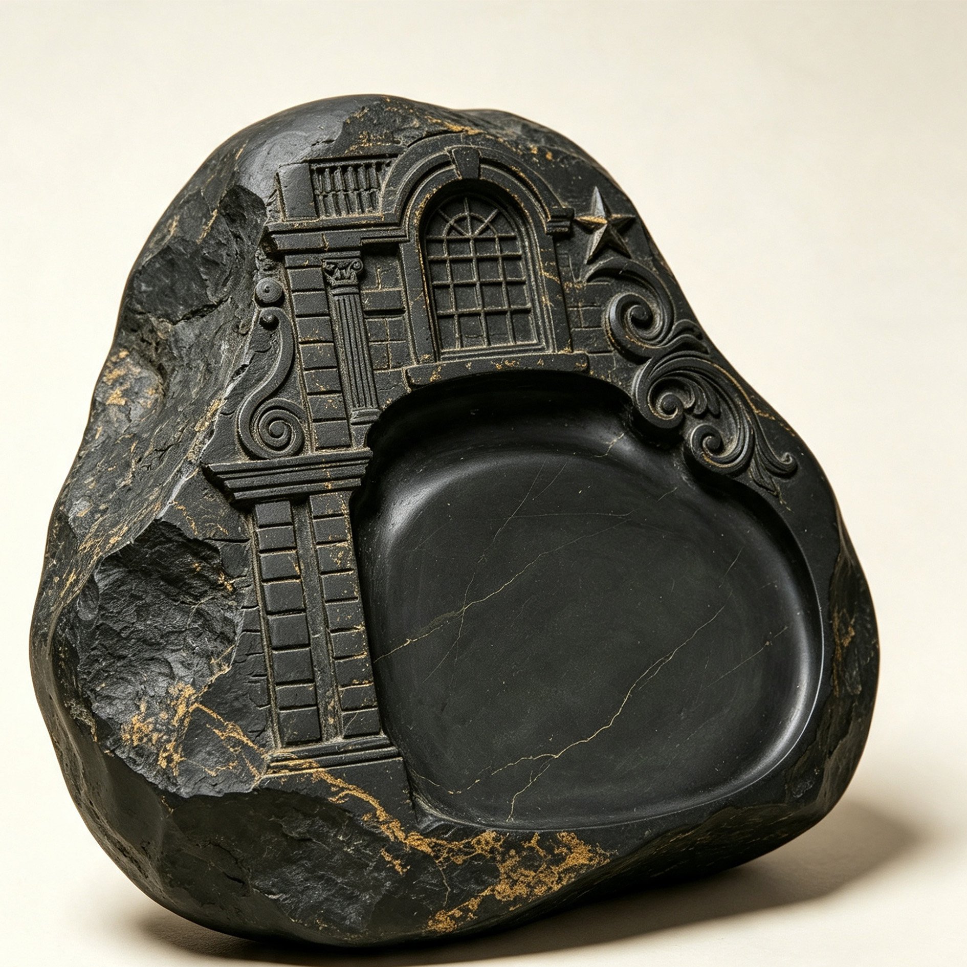 Xingzhu Inkstone traditional Chinese ink stone for calligraphy