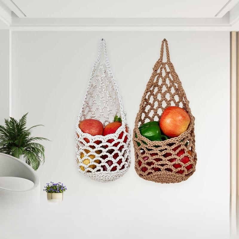 Wall-Mounted Fruit and Vegetable Basket