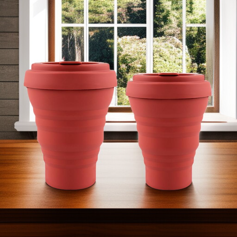  Vaso plegable de silicona suave