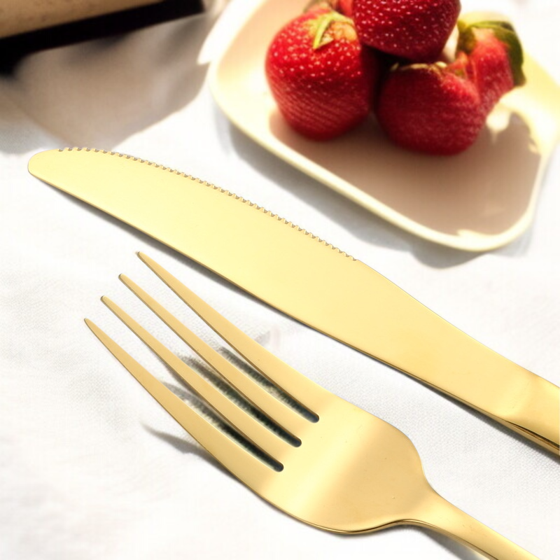 ステンレススチールギフトセットカトラリー メイン 洋食ナイフ フォーク スプーン ステンレス製ナイフ フォーク スプーンセット