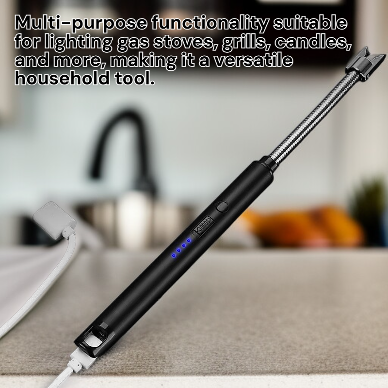 Kitchen BBQ Arc Igniter, Outdoor Windproof Rechargeable Lighter