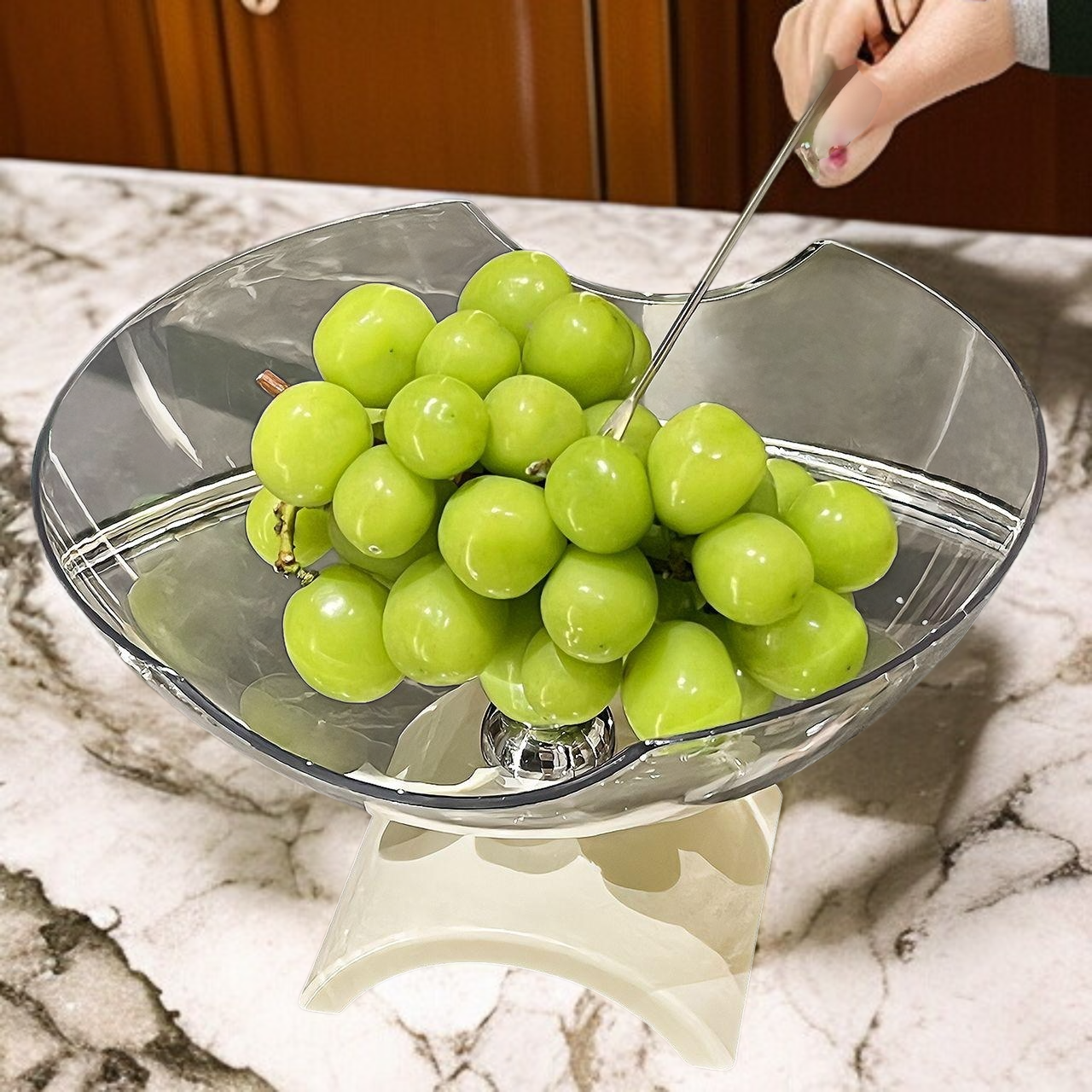 客廳透明高顏值水果盤