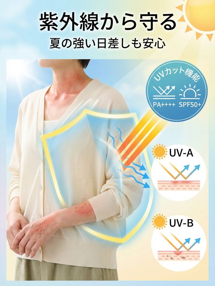 快適なカーディガン