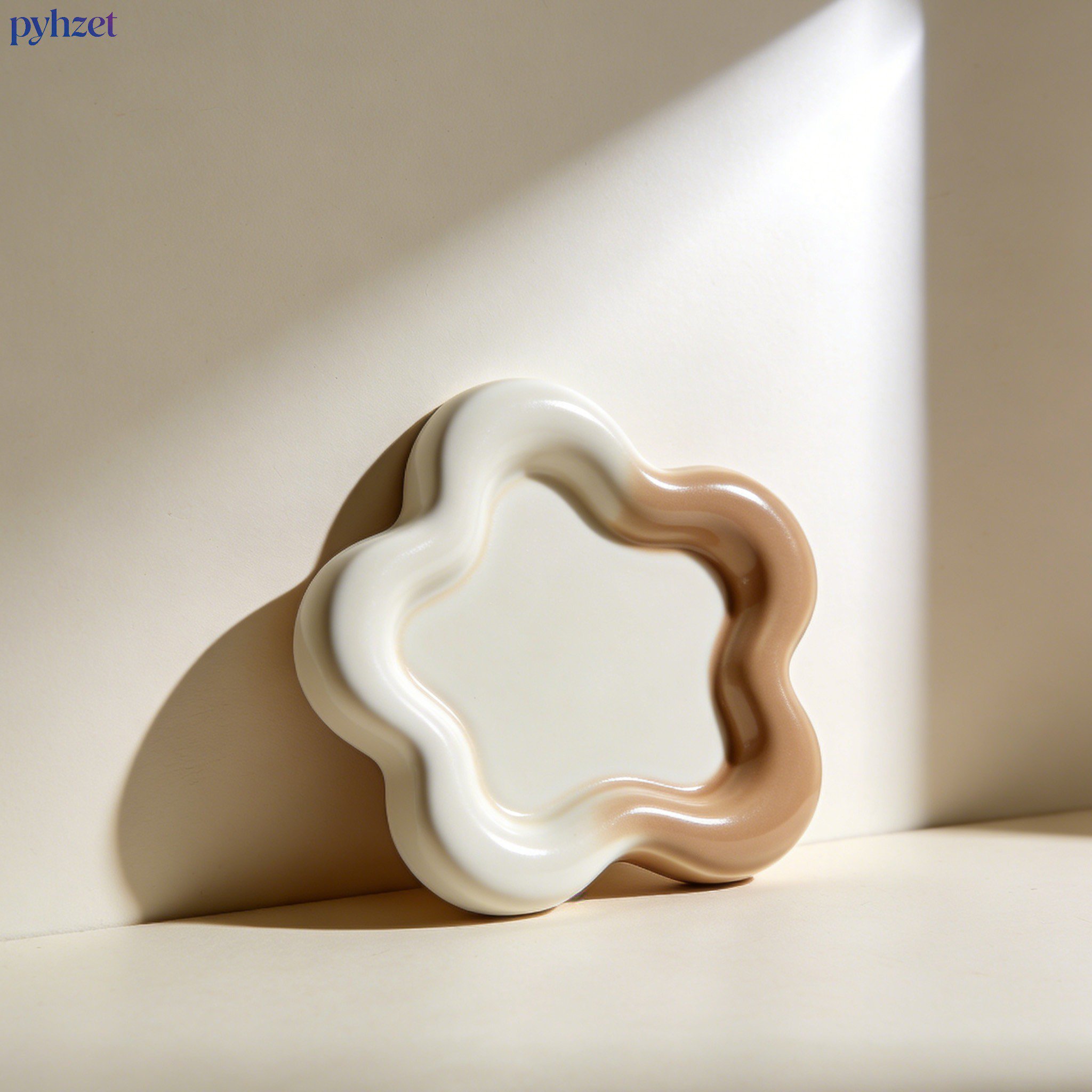 北欧スタイルの断熱セラミックコースター5枚セット