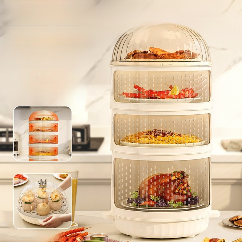 ฝาครอบอาหารเก็บความร้อนหลายชั้นสำหรับฤดูหนาวใช้ในบ้าน