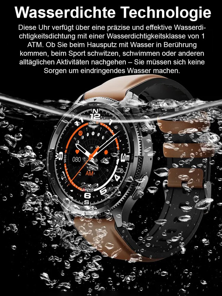 Multifunktionale Uhr zur Überwachung von Blutdruck und Blutzucker