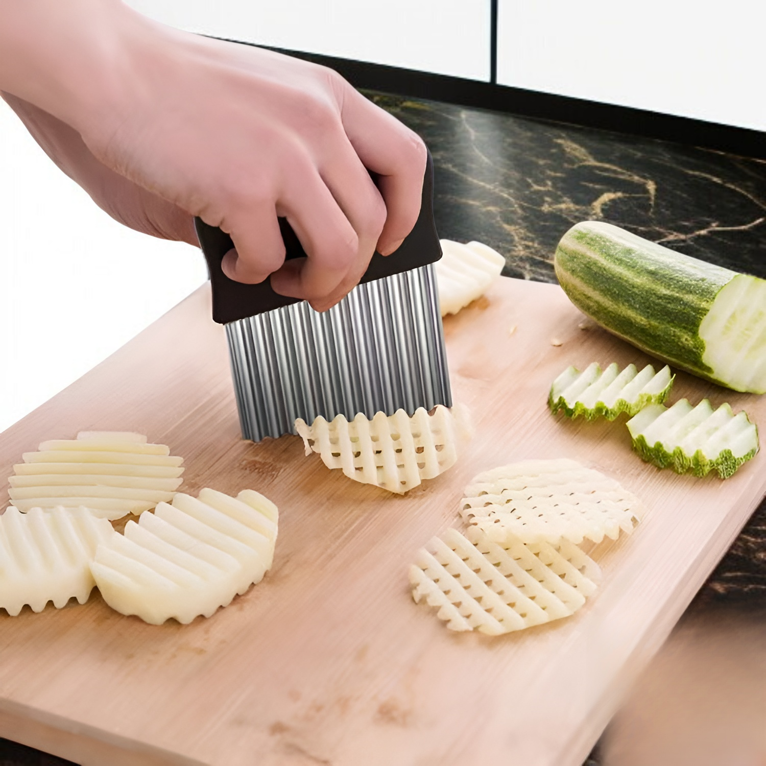 Wellenmesser aus Edelstahl