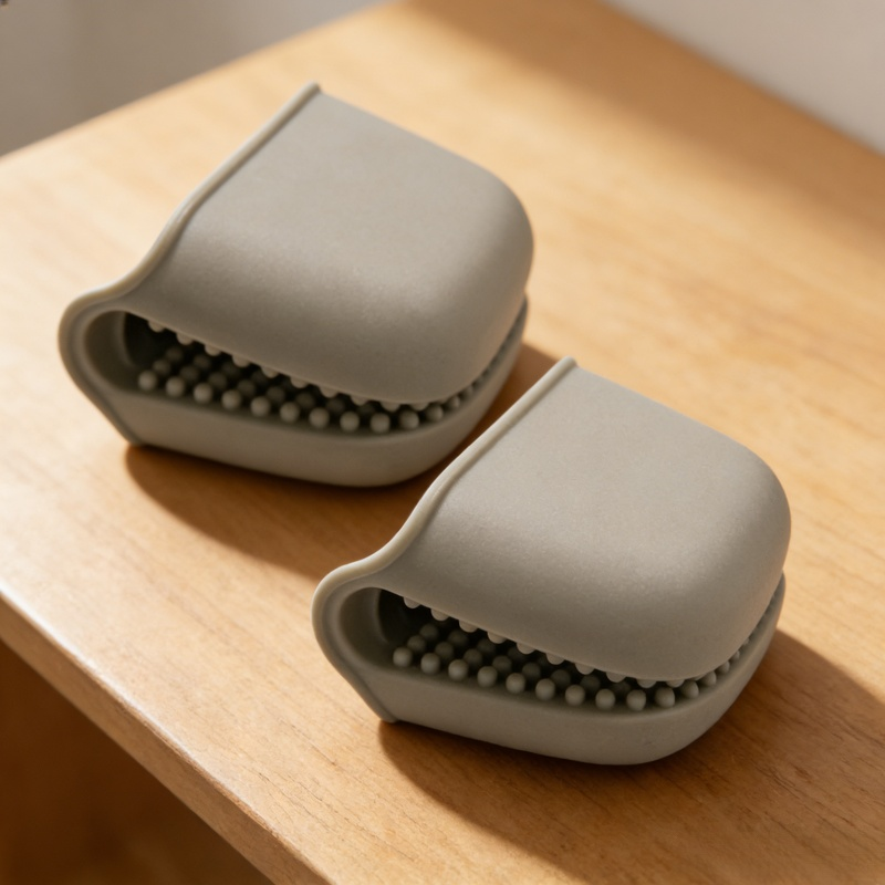 Szary uchwyt odporny na wysoką temperaturę