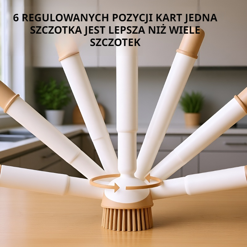 Miękka szczotka do mycia naczyń, delikatna dla powierzchni, łatwa do czyszczenia