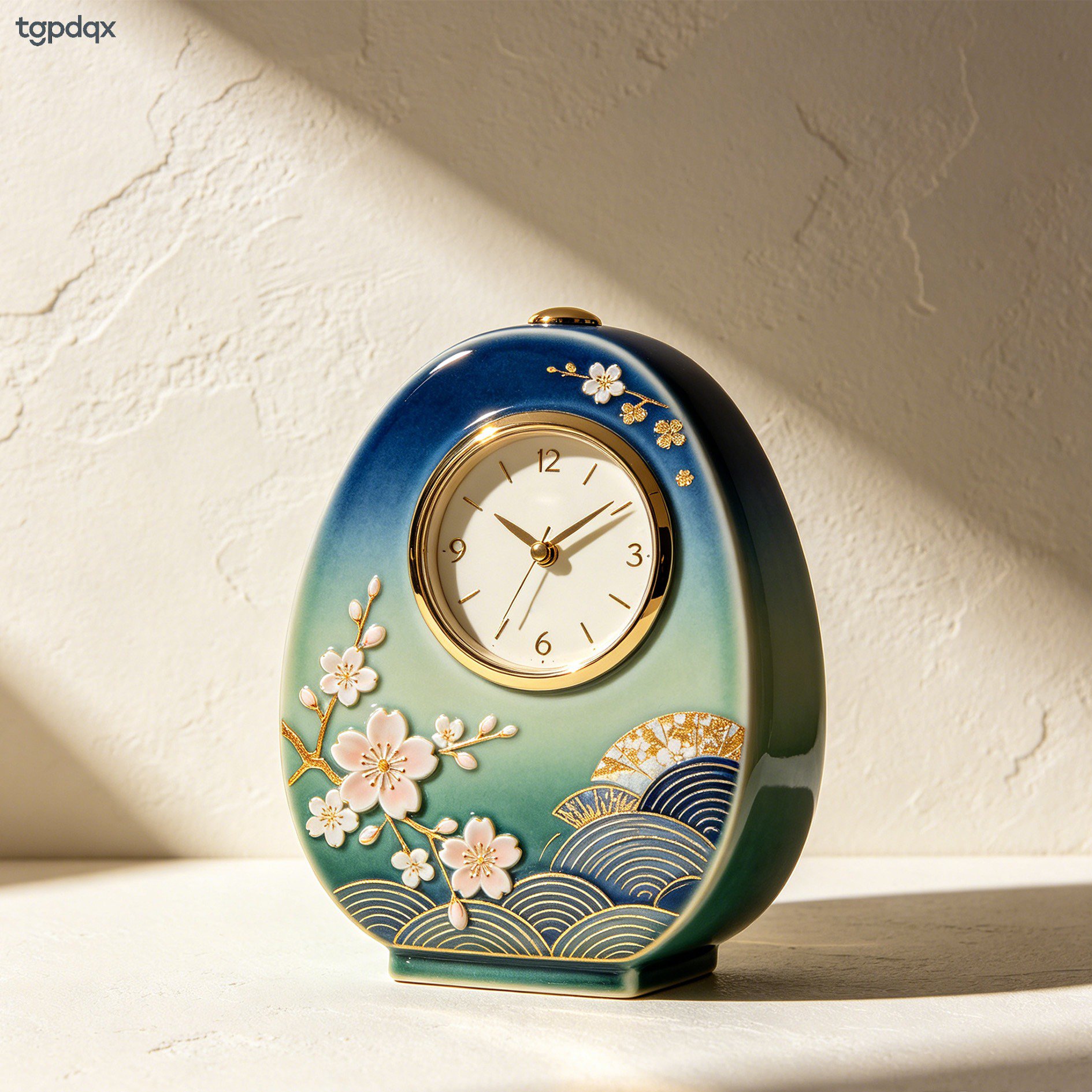 陶器製の時計