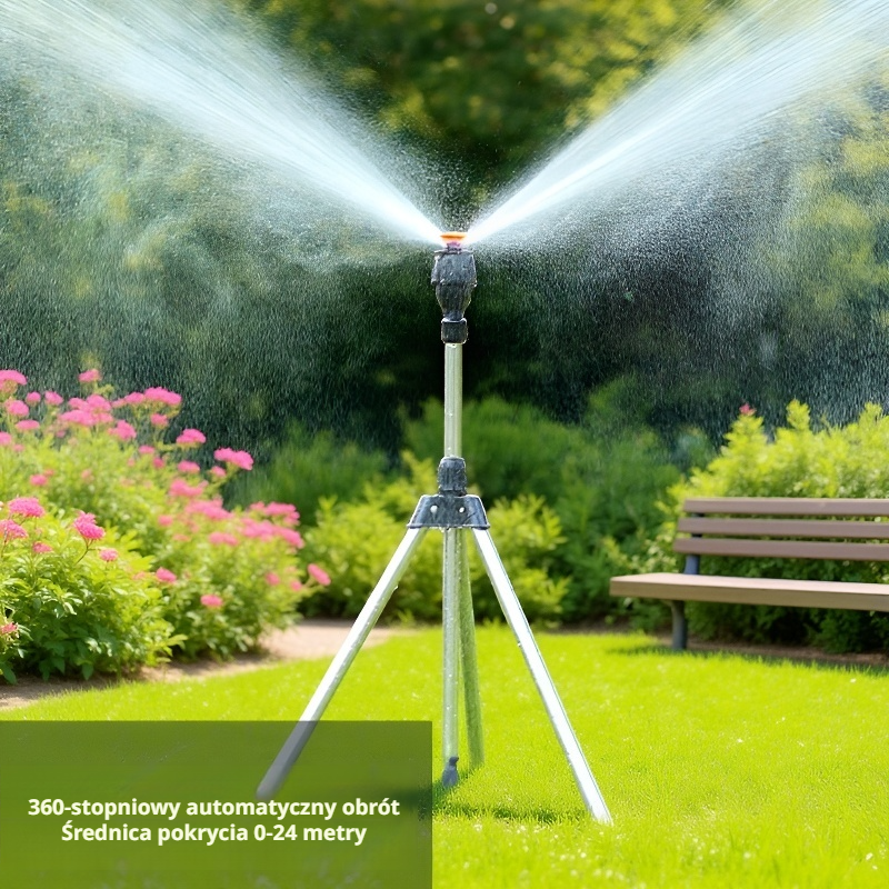 Automatyczny obrotowy zraszacz do ogrodu