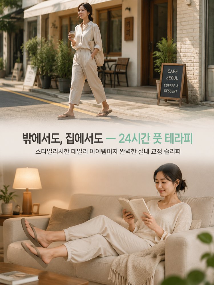 의사 추천 초경량 커플 쪼리 슬리퍼