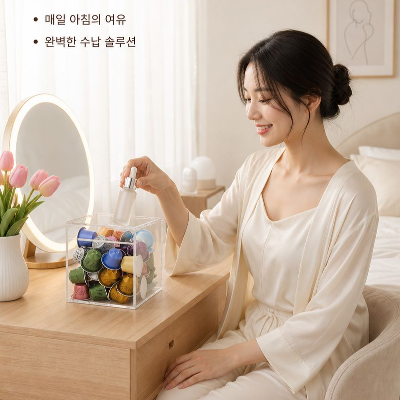 다기능 플라스틱 서랍형 수납함 화장품 악세서리 정리함
