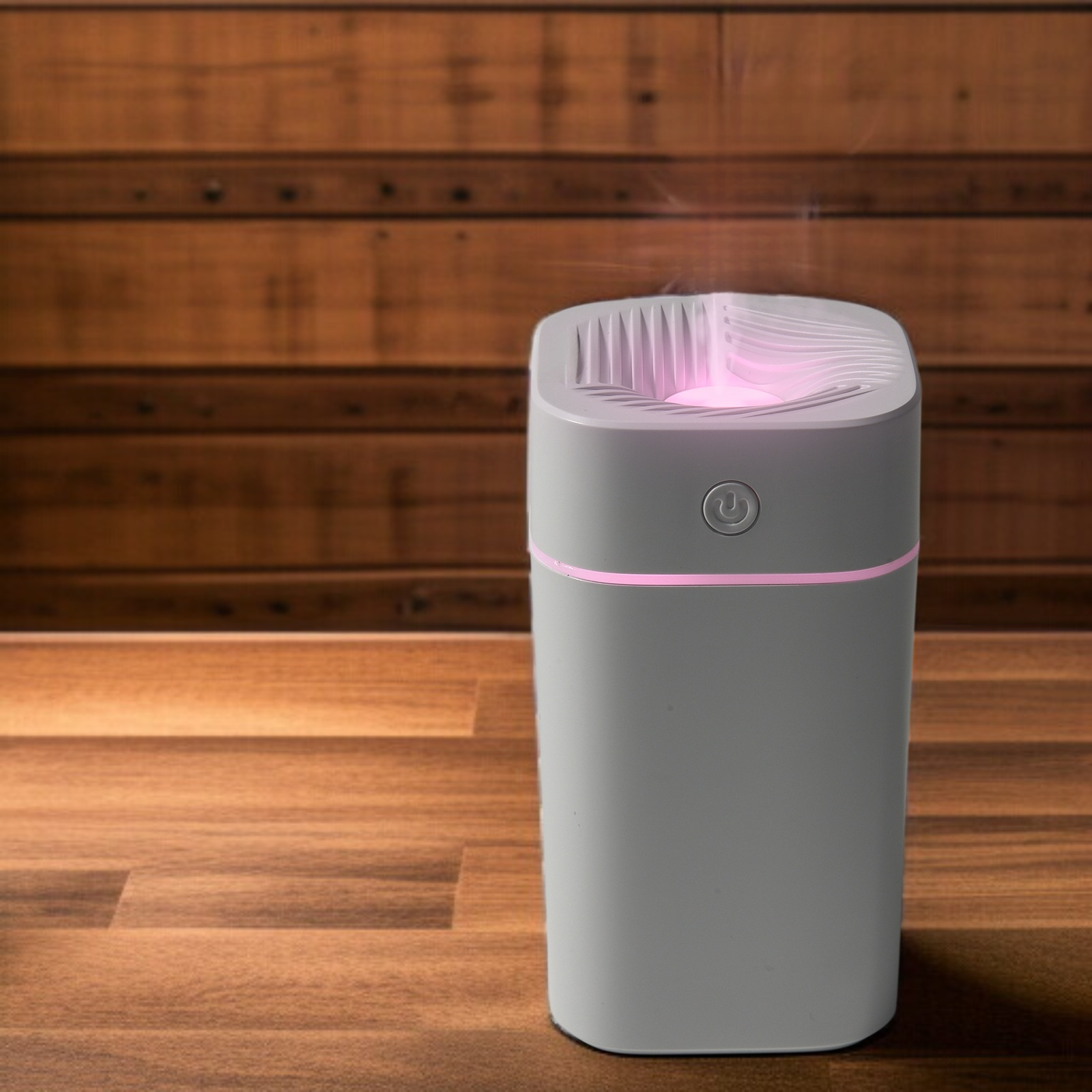 国境を越えてベストセラーの木目ミニ加湿器、USB充電式、ミスト出力が高い、家庭用デスクトップ/寝室用静音加湿器。