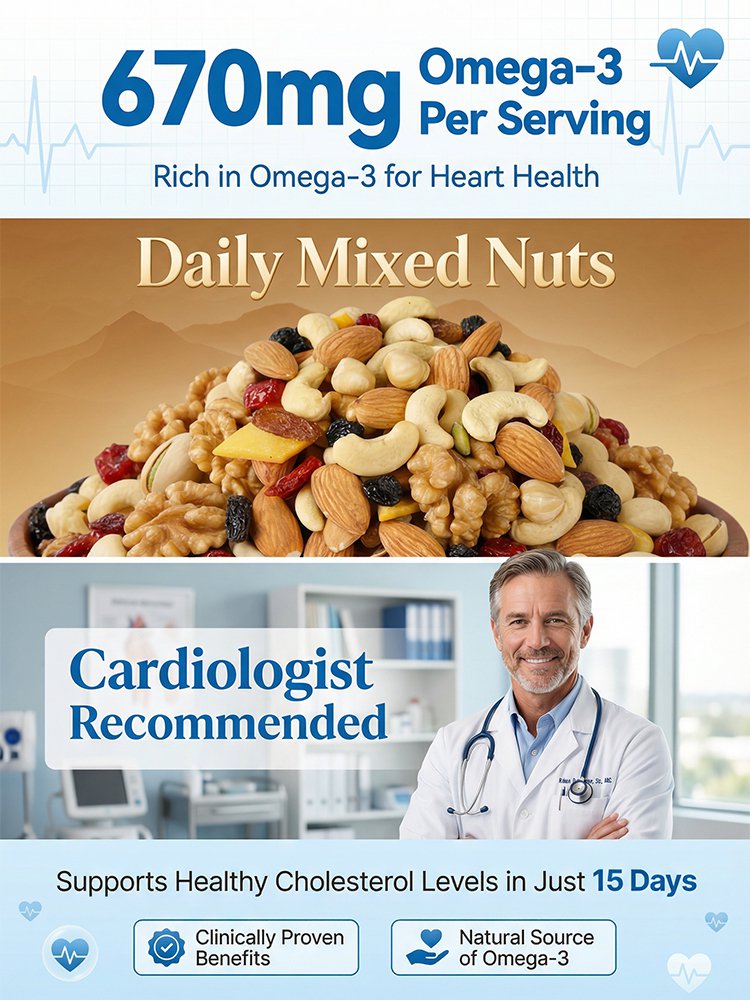 Daily Nuts Mixed Nuts and Dried Fruits Snack