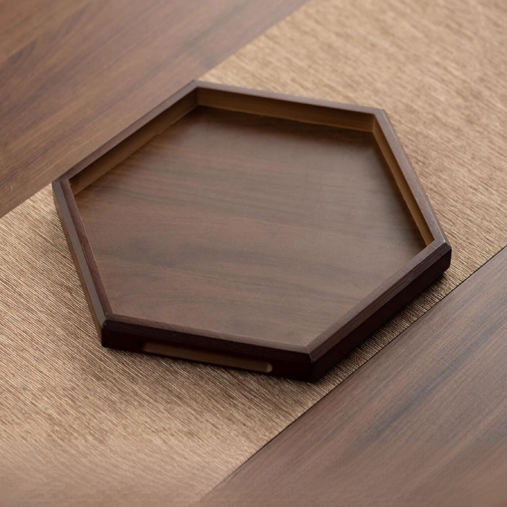 Bandeja de bambú para servir té