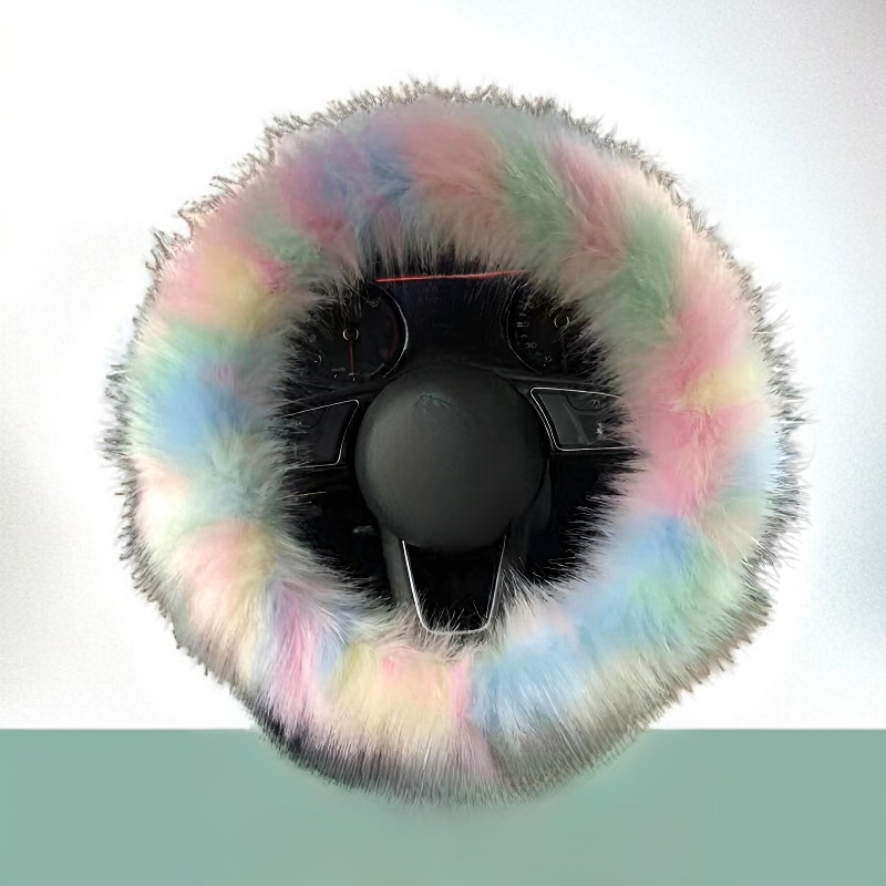 Colorful steering wheel cover