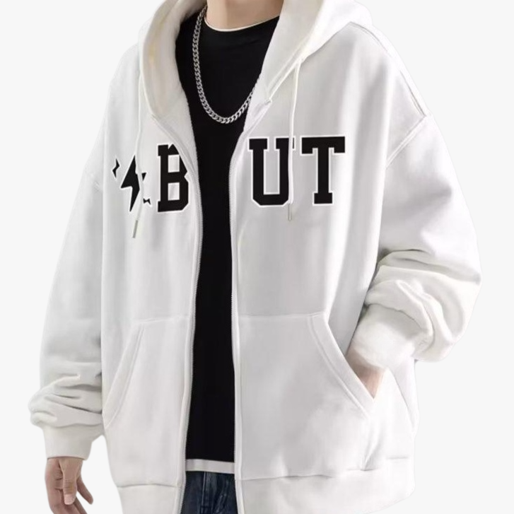 남자 루즈핏 후드 점퍼 주니어 카디건 맨투맨