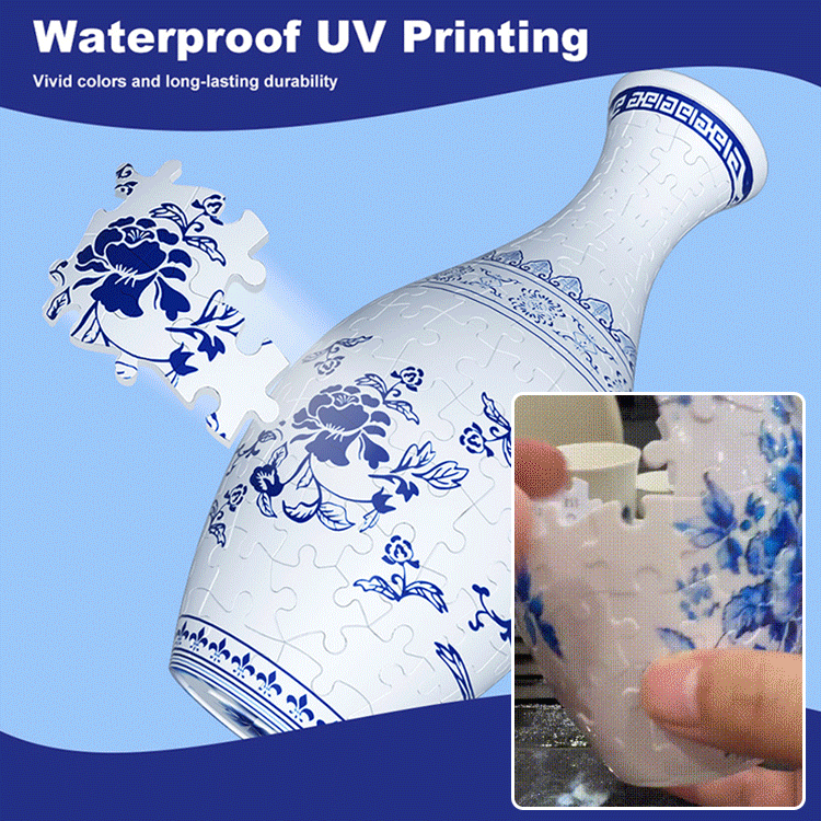 Creative 3D Vase Puzzle Ornament – Home Decor & Holiday Gift Idea