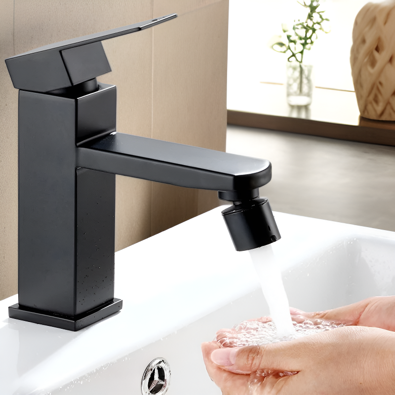 อุปกรณ์เสริมก๊อกน้ำยืดได้สำหรับล้างหน้า หมุนได้อเนกประสงค์