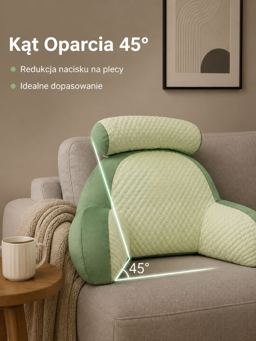 Chłodząca poduszka ortopedyczna na kark