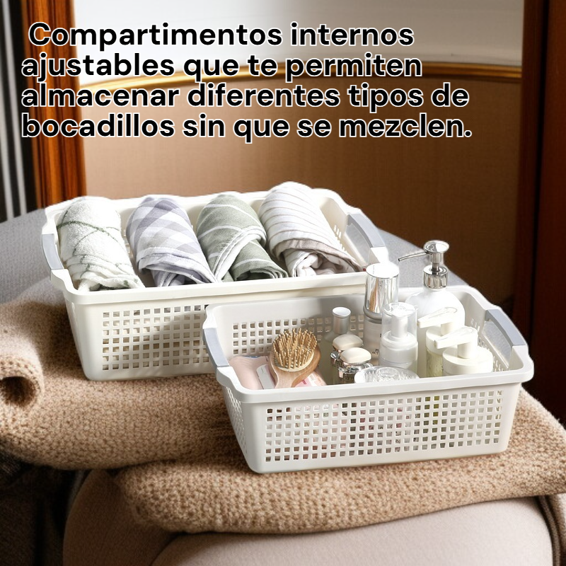 Caja de almacenamiento de bocadillos de escritorio 