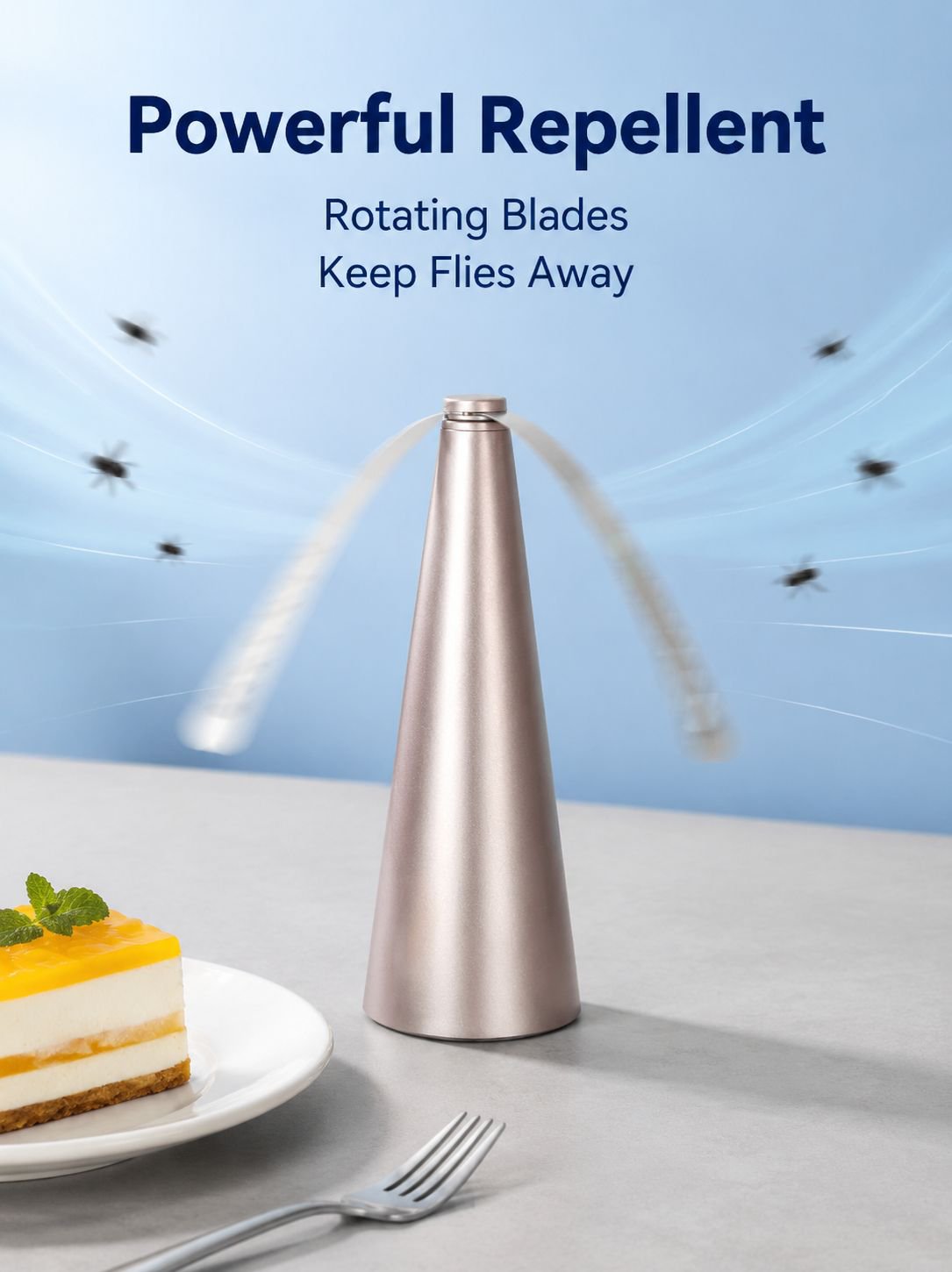 Electric Fly Catcher with Repellent Blades