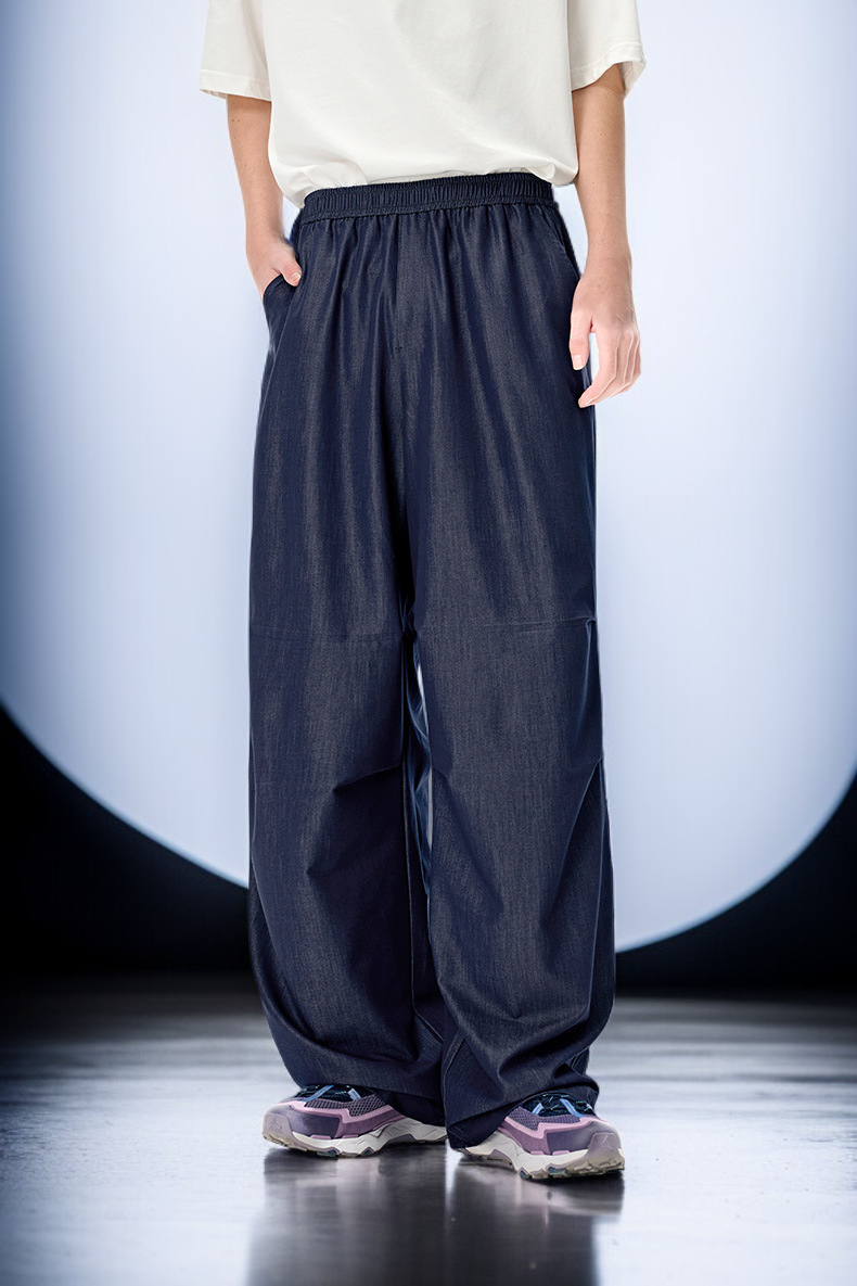 스타일리시한 데님 느낌의 아이스 팬츠