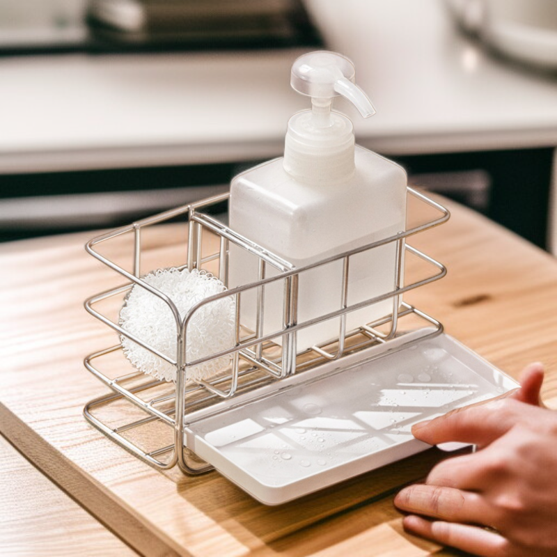 주방 벽걸이 스펀지 건조대