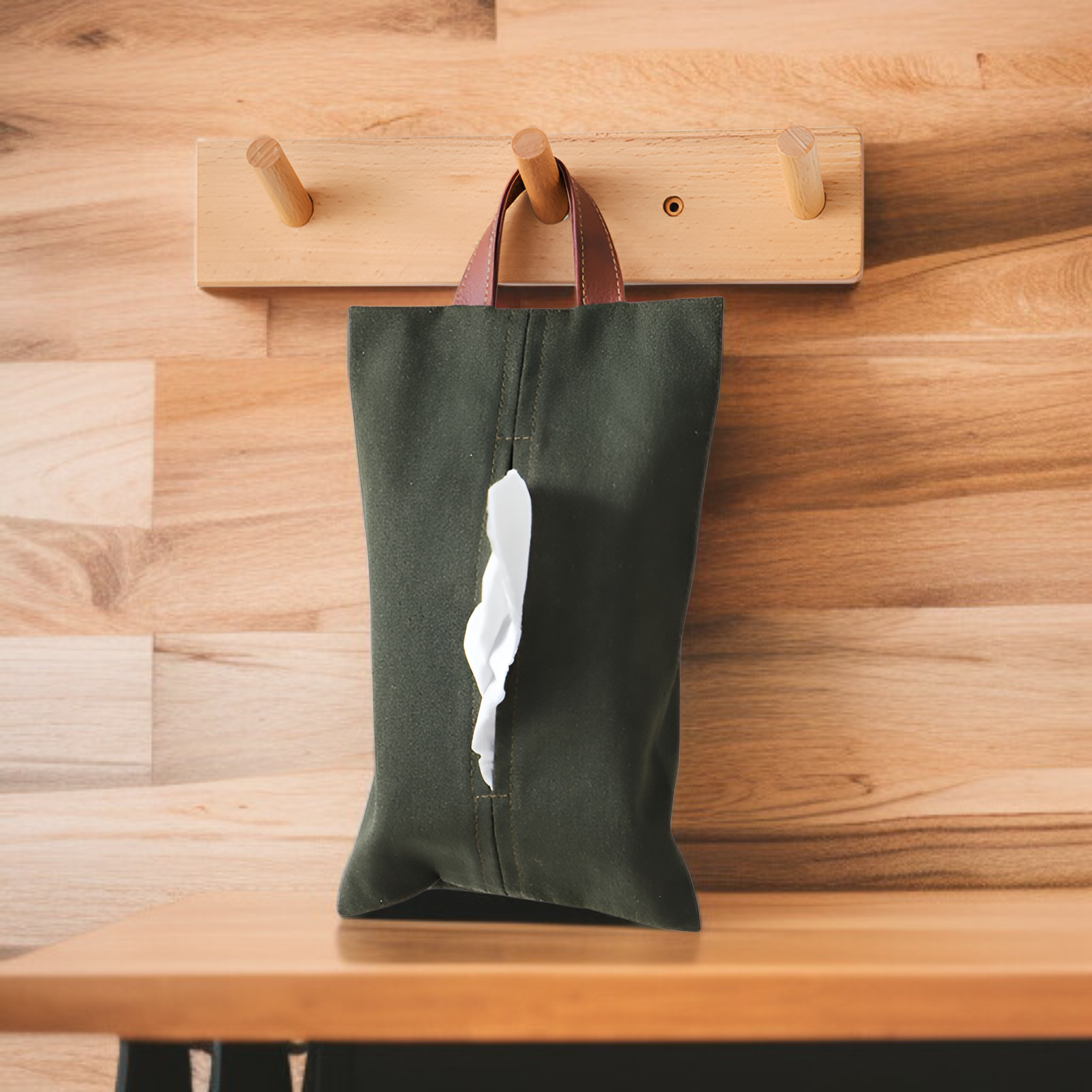 حقيبة مناديل ورقية سهلة التركيب