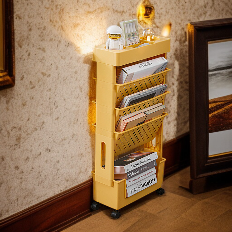 Book and stationery storage shelf for office or classroom