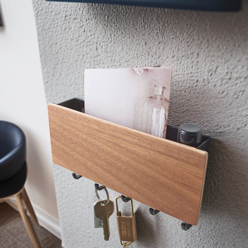 Colgador de llaves fácil de instalar sin taladro