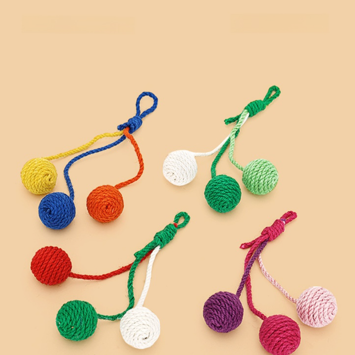 Chat suspendu en sisal