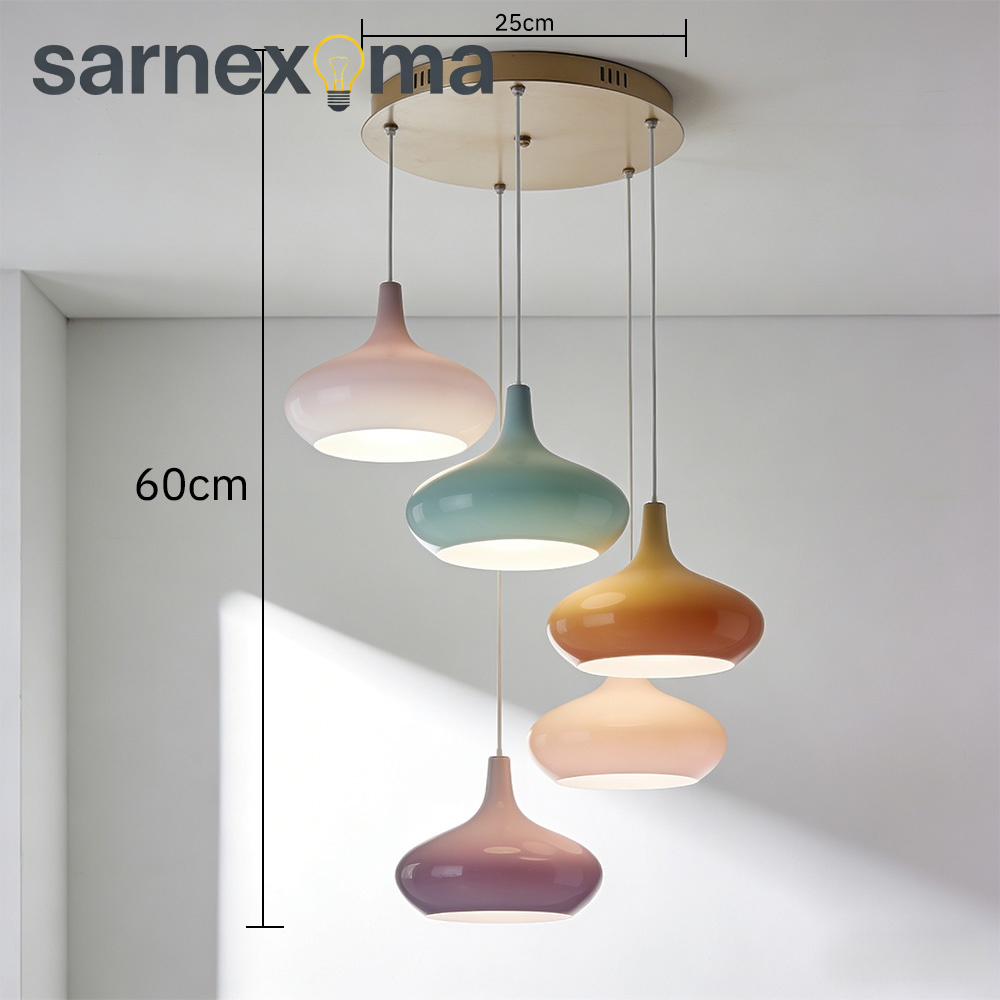 北歐風格多頭吊燈細節特寫