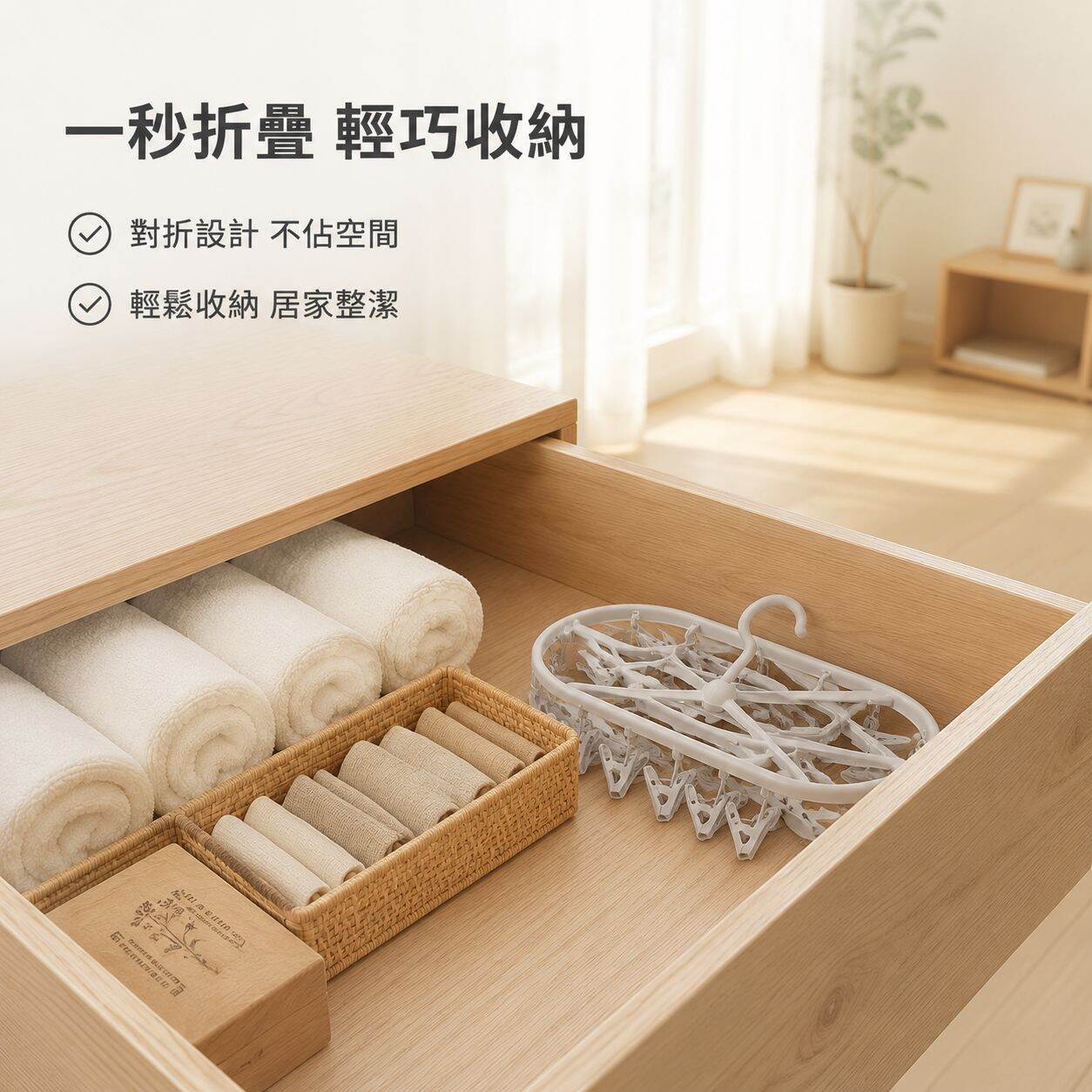 家用方形曬衣架
