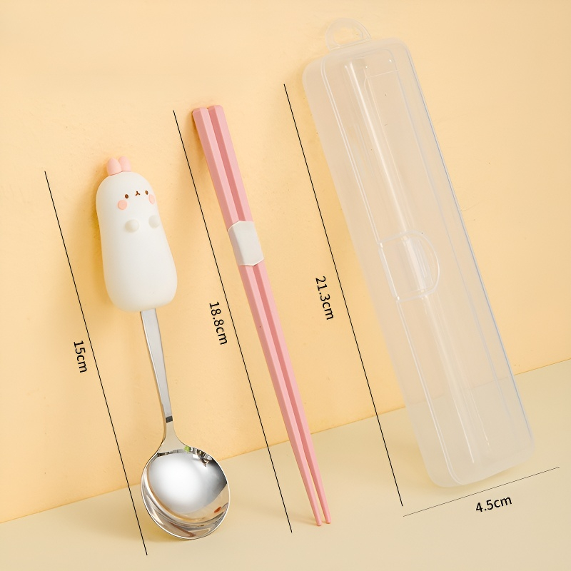 不鏽鋼便攜筷勺套裝