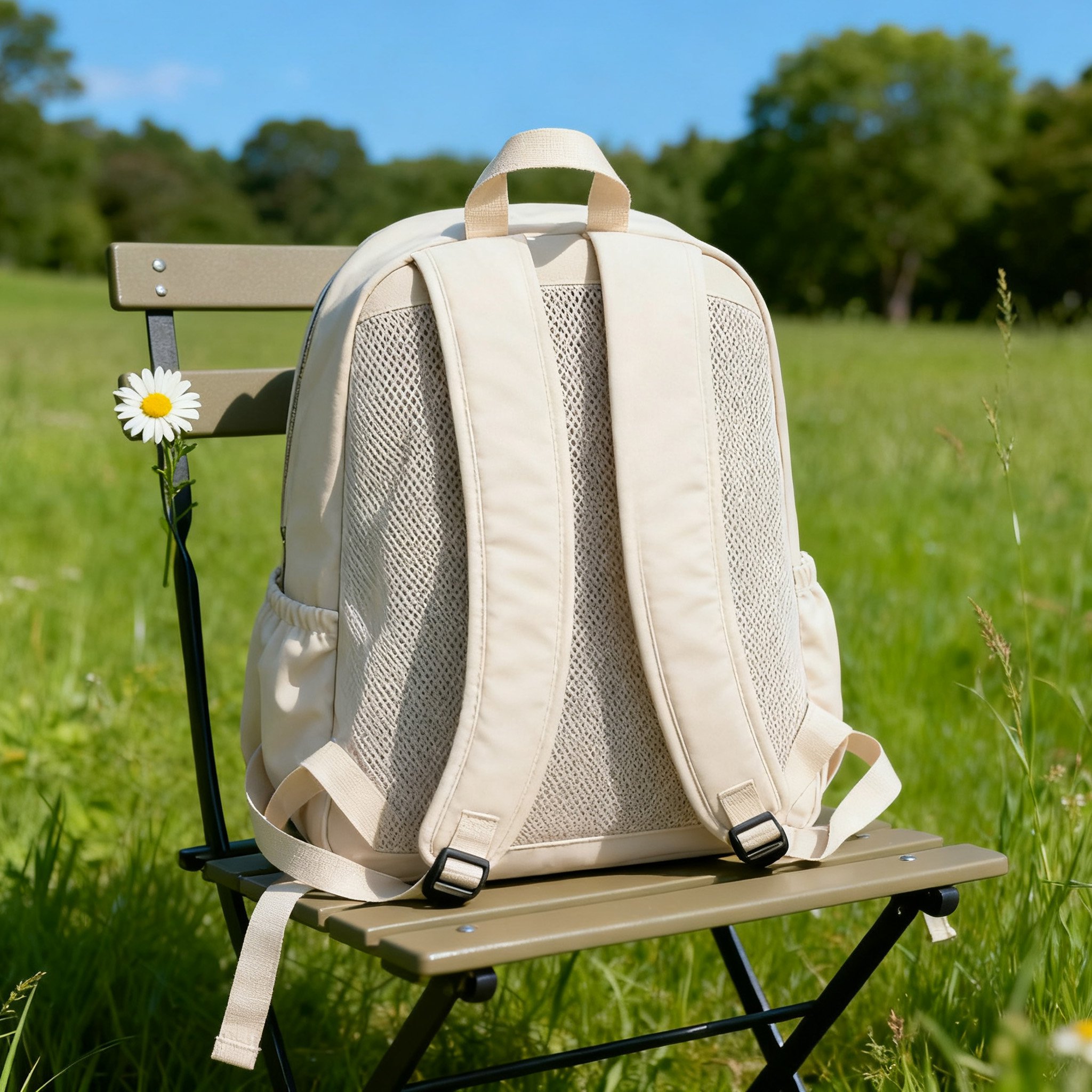 미니멀리스트 나일론 백팩