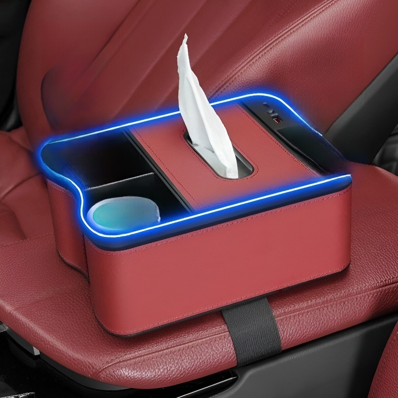 多功能儲物盒，扶手箱增高墊