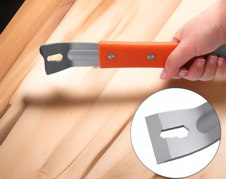 木工用バールの使用イメージ