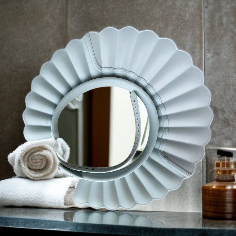 Kinder-Shampoo-Kappe Origami wasserdichte Gehörschutz-Shampoo-Kappe 22 verstellbare Schnalle Shampoo