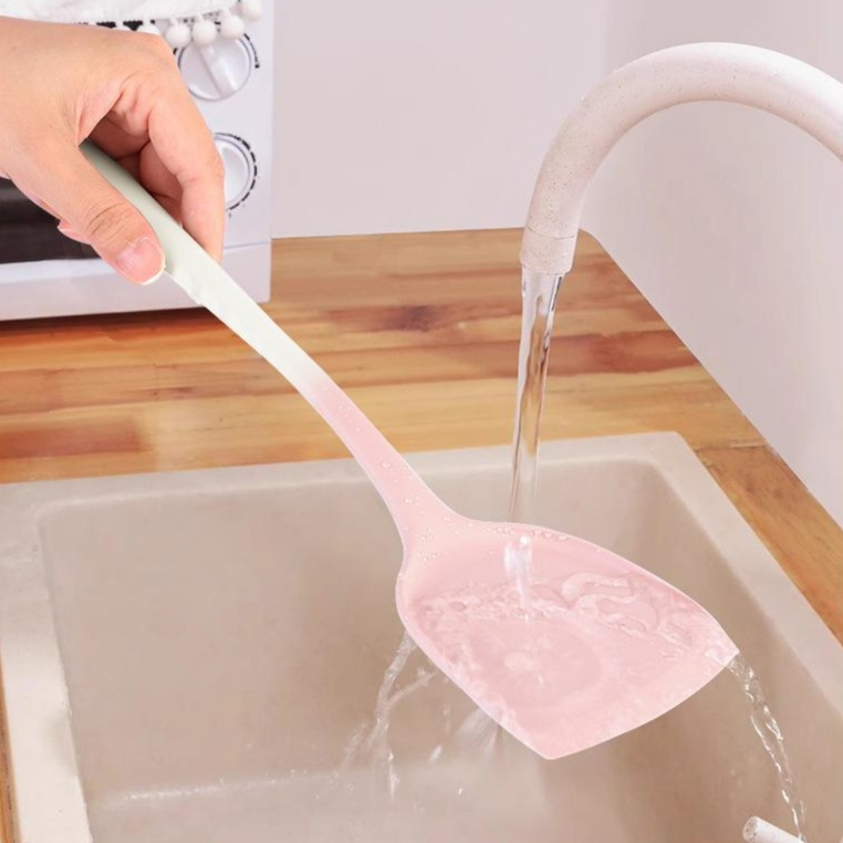 신형 가정용 실리콘 통합 주걱&스푼 경량 키친툴 5종 세트 - 논스틱 프라이팬 요리 주걱