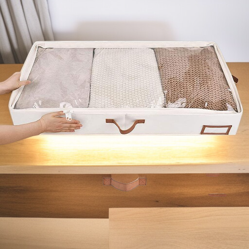 ベッド下スペースを有効活用する収納アイテム