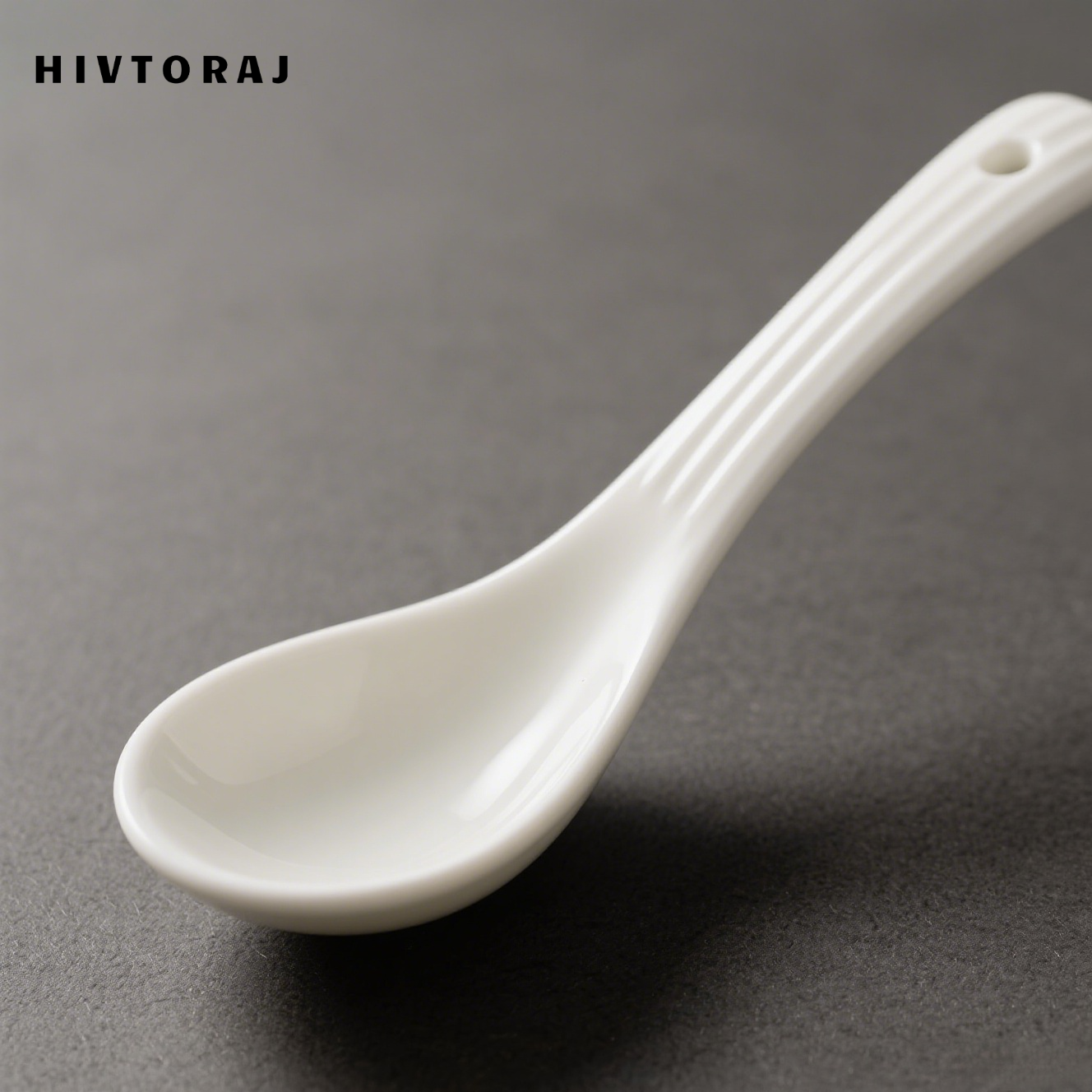 Keramische soeplepel (verpakking van 10)