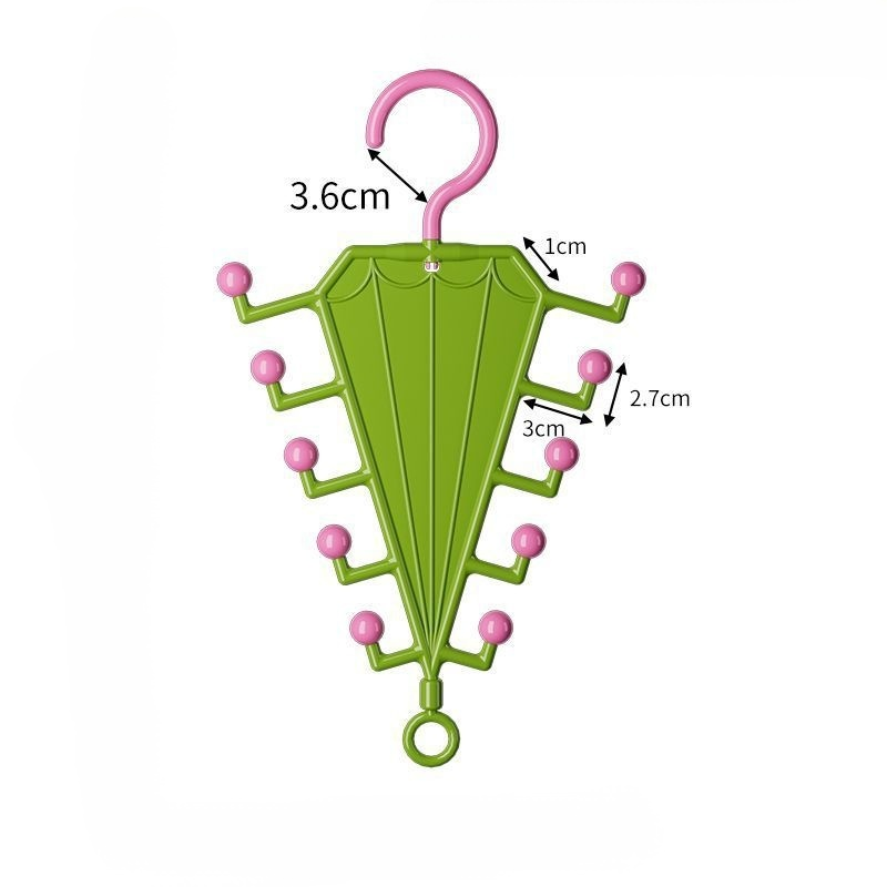 Portant de vêtements double face en forme de V