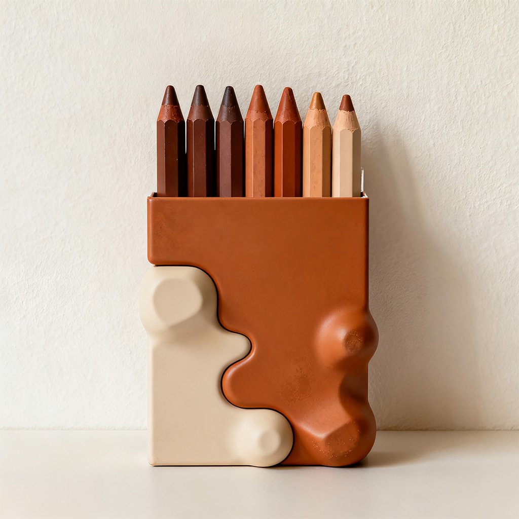 창의적인 필통 세트 (4개)