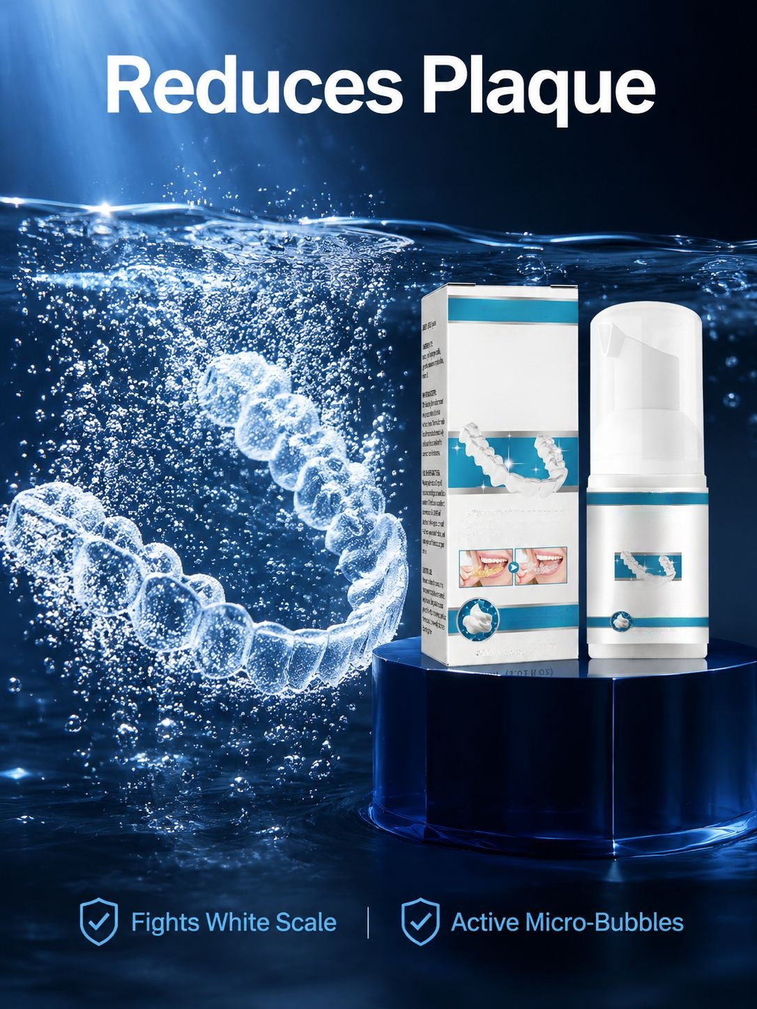 Oral Care Denture Cleaning Tablets Stain Remover